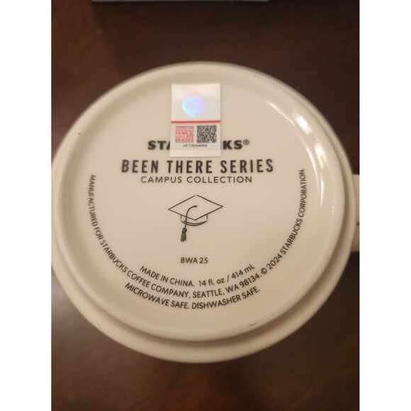 Starbucks "Been There" Series Campus Collection Mug NC State Wolfpack NIB - Picture 8 of 10